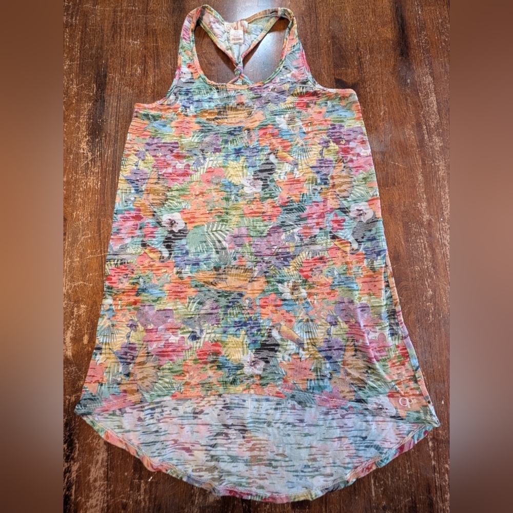 Op Junior Swim Cover Top Colorful Lightweight Summer Beach Pool Vacation Funky L